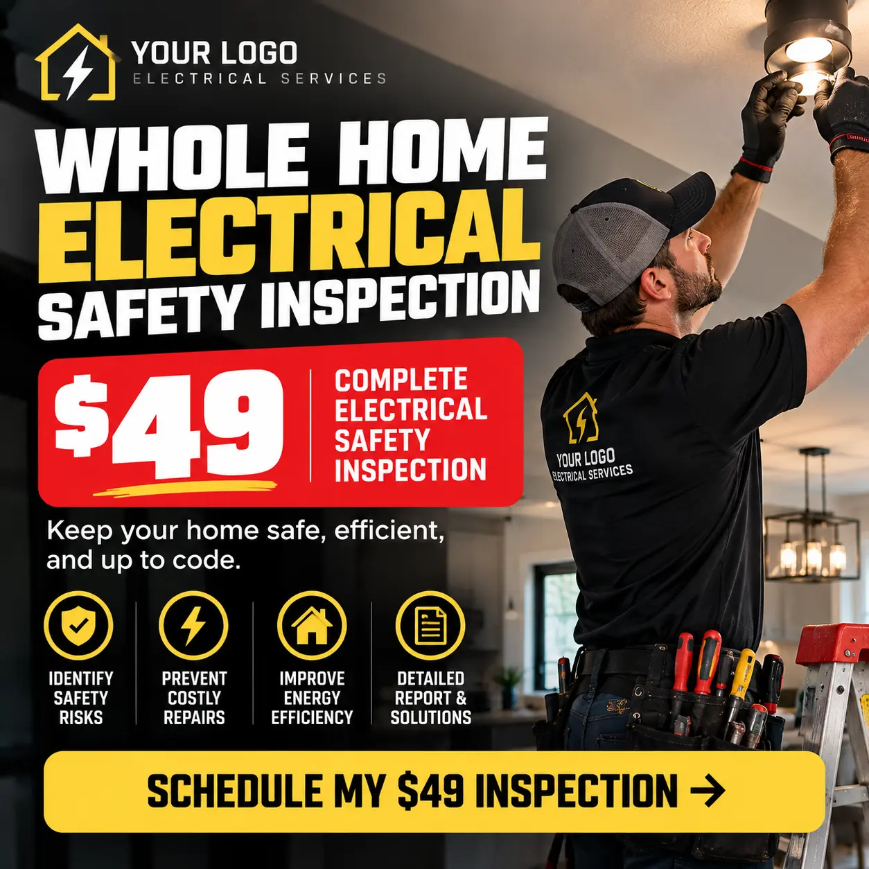 $49 Whole-Home Electrical Safety Inspection
