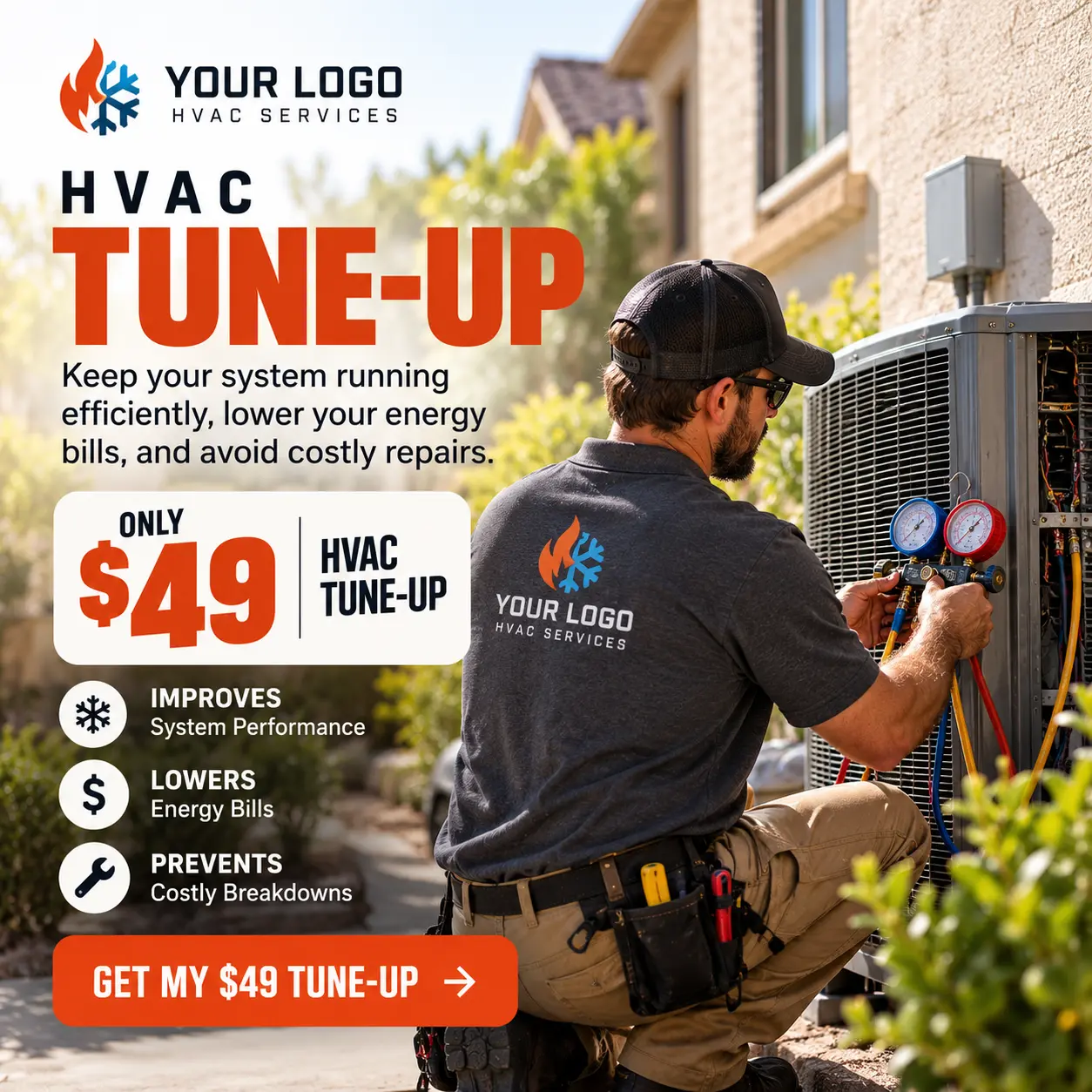 Professional HVAC Tune-Up — only $49